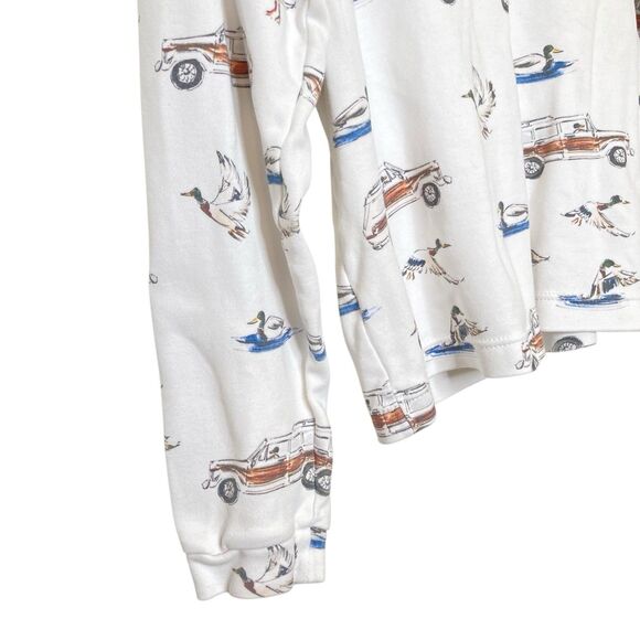 Smockingbird Ducks And Trucks Print All Over Turtleneck Sweatshirt Boys Size 8 - Picture 5 of 10